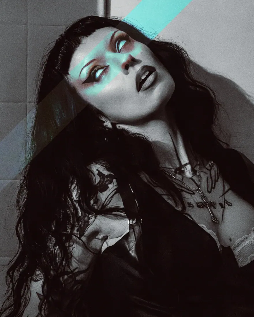 Harpy artist photoshoot by GLiTCHED ViSUALS