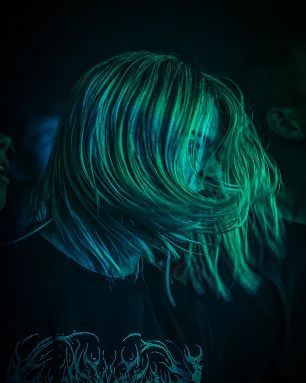 Crowd at a live show, photography by GLiTCHED ViSUALS