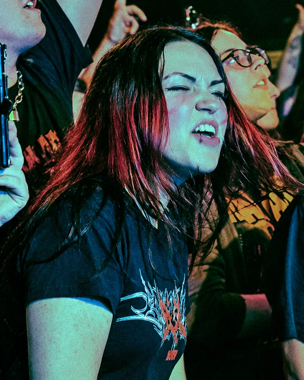 Crowd at a live show, photography by GLiTCHED ViSUALS