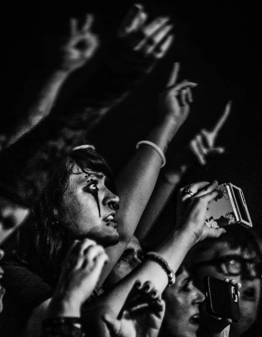 Black Veil Brides performing live, concert photography by GLiTCHED ViSUALS