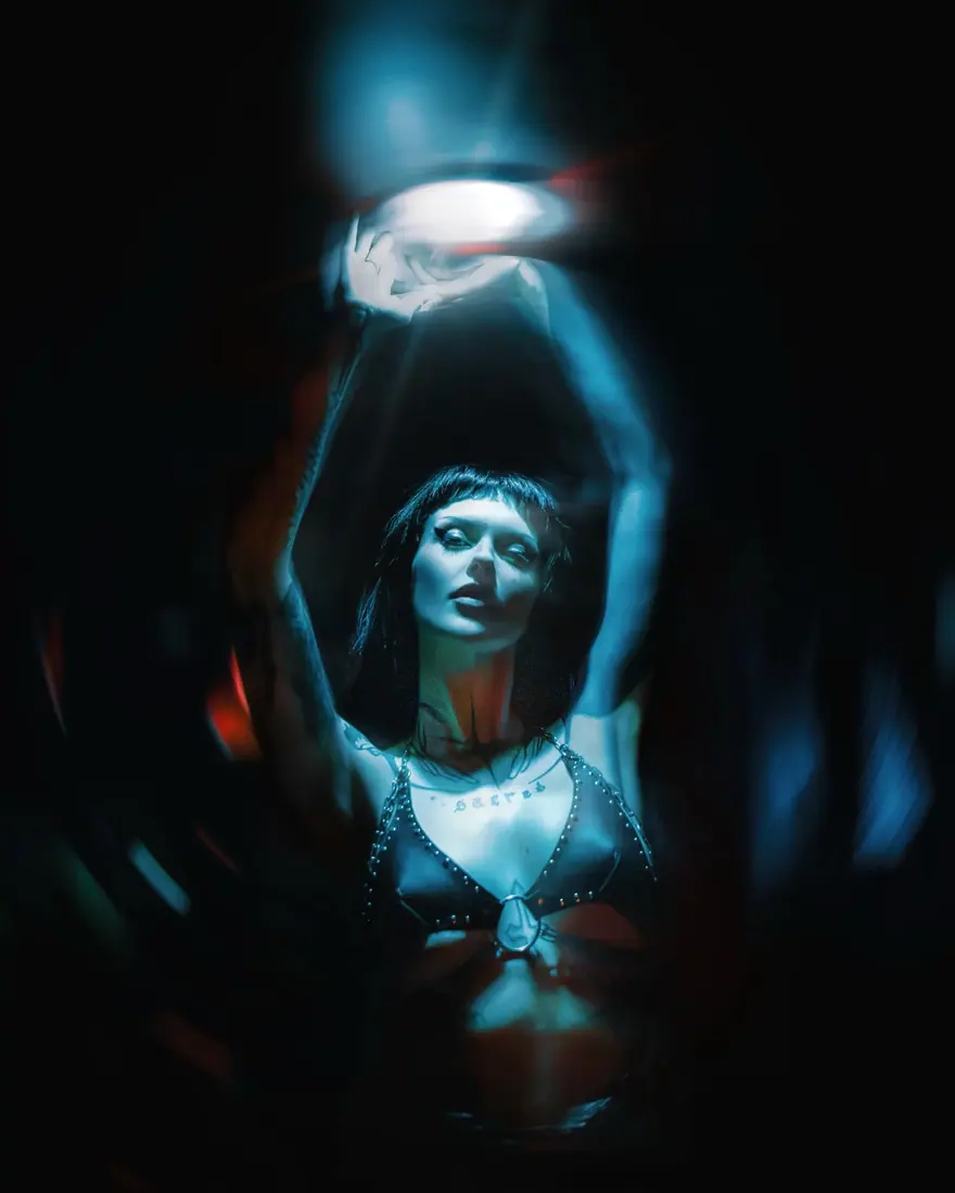 Harpy artist photoshoot by GLiTCHED ViSUALS