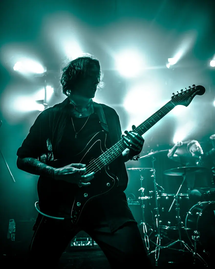 Harpy performing live, concert photography by GLiTCHED ViSUALS