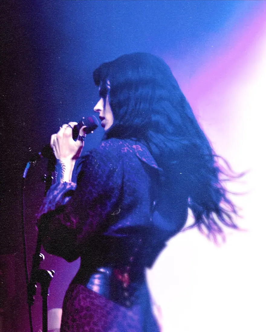 Harpy performing live, concert photography by GLiTCHED ViSUALS