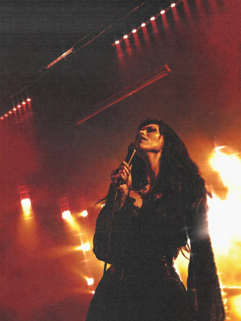 Harpy performing live, concert photography by GLiTCHED ViSUALS