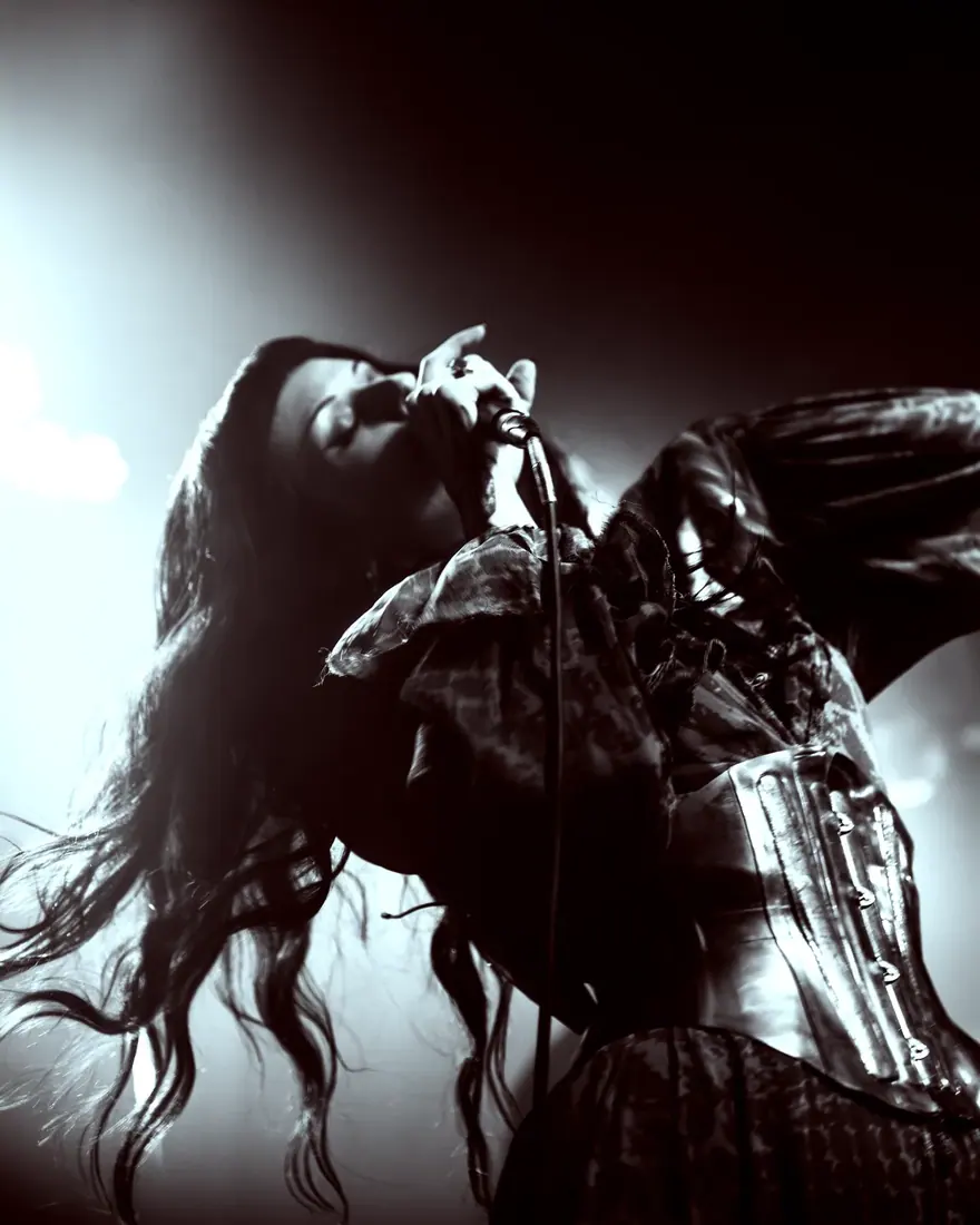 Harpy performing live, concert photography by GLiTCHED ViSUALS